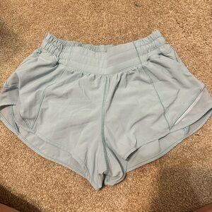 HOTTY HOT LIGHT BLUE LULULEMON SHORTS